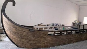 Un barco de hace 27 siglos navegará por un pueblo de España