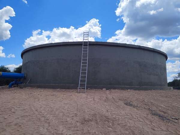 Acueducto: reservorio de 1 millón de litros está en desuso en Mariscal Estigarribia en temporada de alta demanda de agua - Noticias del Chaco - ABC Color