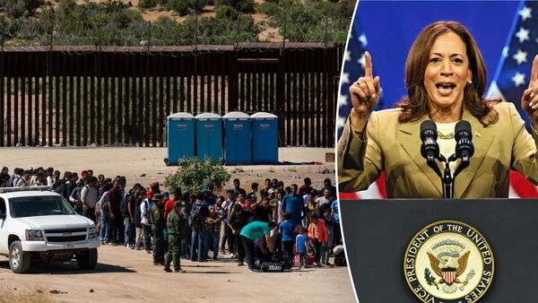 Kamala Harris va por el voto republicano y se muestra contra la inmigración ilegal