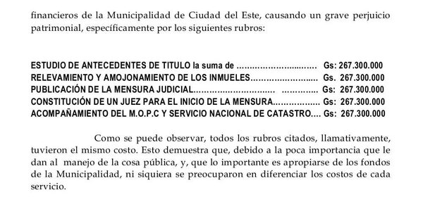 Grosero negociado de Prieto, con simulación de mensura en la finca 66