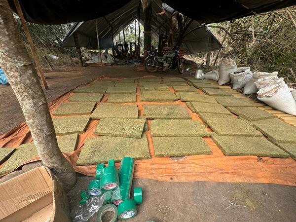 CAMPAMENTO NARCO EN GRAL. RESQUÍN