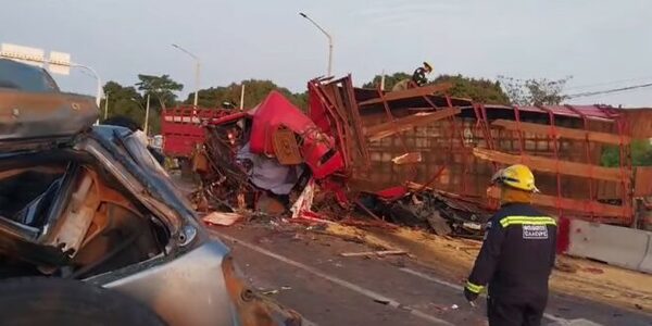 Accidente en Pedrozo: Chofer amputado y niño grave en el Hospital del Trauma