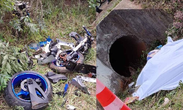 Motociclista falleció tras chocar contra un alcantarillado en José Domingo Ocampos – Prensa 5