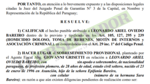 Procesado por fatal motín accede a sobreseimiento provisional debido a 22 diligencias pendientes