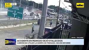 Video: Así fue el fatal accidente ocurrido en Pedrozo  - ABC Noticias - ABC Color