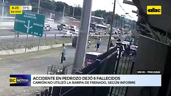 Video: Así fue el fatal accidente ocurrido en Pedrozo - ABC Noticias - ABC Color