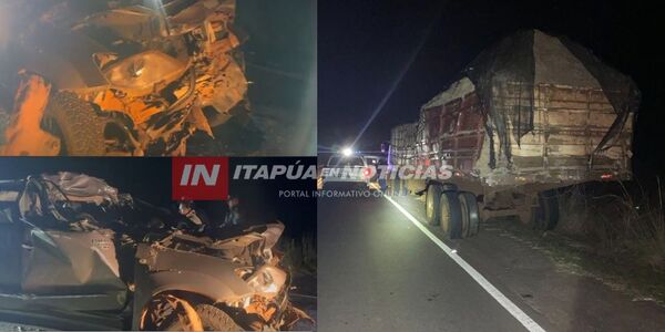 COLISIÓN FATAL EN JOSÉ L. OVIEDO HABRÍA SIDO POR ALCANCE - Itapúa Noticias