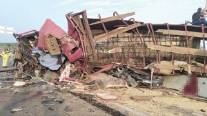 Fatal accidente en Pedrozo: "Se escuchó un bocinazo y fue de terror"