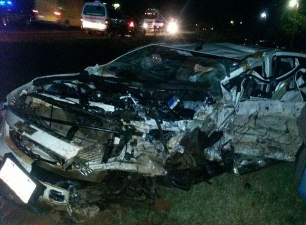 Murió tras choque en San Lorenzo