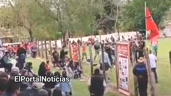 JUGADOR VIOLENTO GOLPEÓ A ÁRBITRO