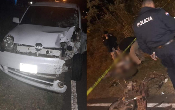 Dos hombres fallecieron en accidente de tránsito en Caaguazú - Noticiero Paraguay