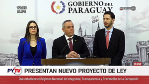 Ejecutivo presenta proyecto de lucha contra la corrupción que reúne a poderes del Estado, Contraloría y Fiscalía - .::Agencia IP::.