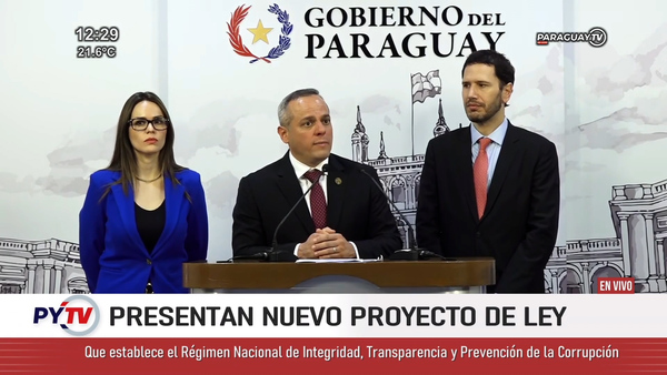 Ejecutivo presenta proyecto de lucha contra la corrupción que reúne a poderes del Estado, Contraloría y Fiscalía - .::Agencia IP::.