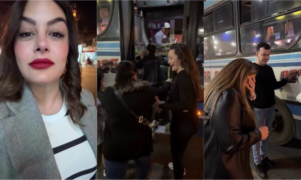 [VIDEO] ¡Mañami! Larissa Riquelme volvió a viajar en colectivo