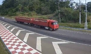 Video muestra que conductor no usó rampa de seguridad ni respetó carril derecho – Prensa 5