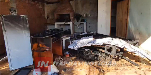 UN CORTOCIRCUITO HABRÍA PROVOCADO EL INCENDIO OCURRIDO ESTA MAÑANA EN ENCARNACIÓN - Itapúa Noticias