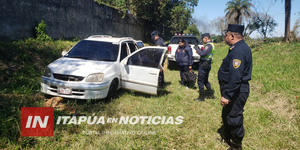 HURTARON UN AUTOMÓVIL EN ENCARNACIÓN Y FUE RECUPERADO POR LA POLICÍA - Itapúa Noticias