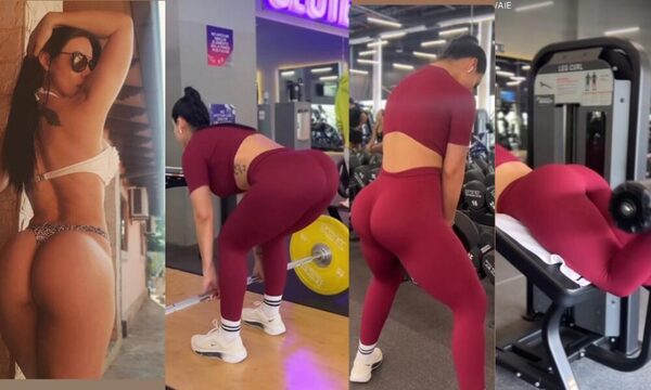 [VIDEO] Ana Ríos mostró sus trucos de gym para mantener esas piernas y esa cola