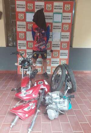 Detienen a presunto ladrón de motocicleta en Villa Elisa   - Policiales - ABC Color