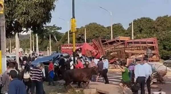 Accidente en Pedrozo: bebé de 1 año sigue en terapia, pero estable - Noticiero Paraguay