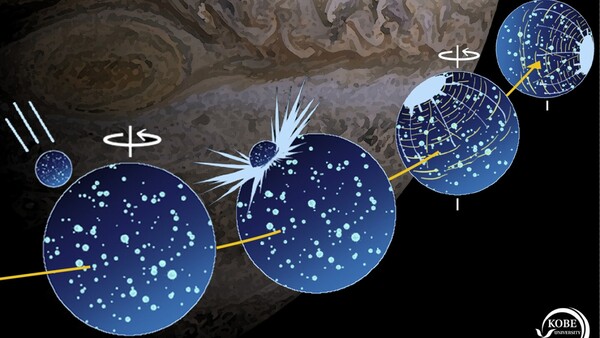 El impacto de un asteroide desplazó la luna más grande del Sistema Solar