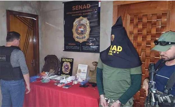 Capturan a jefe del microtráfico de drogas en Canindeyú | DIARIO PRIMERA PLANA
