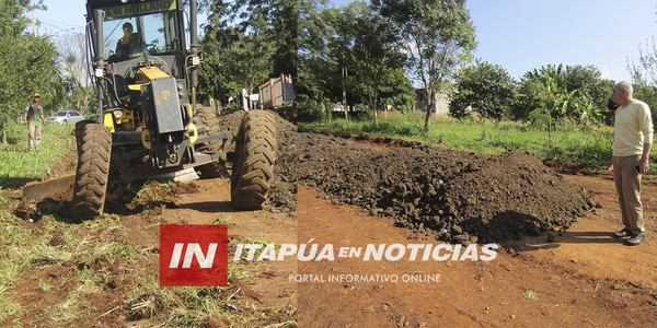 MUNICIPALIDAD DE SAN JUAN DEL PARANÁ INTENSIFICA OBRAS VIALES - Itapúa Noticias