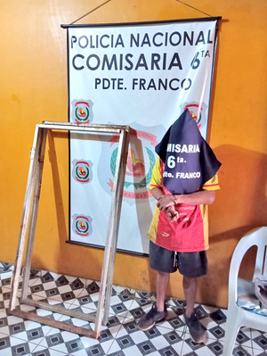 Atrapan a ladrón domiciliario que robó parte del escenario de una discoteca - La Clave