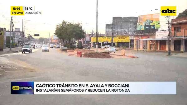 Asunción: semáforos se instalan en zona Eusebio Ayala y Boggiani - ABC Noticias - ABC Color