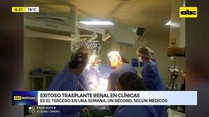 Récord en el Hospital de Clínicas: tres exitosos trasplantes renales en una semana - ABC Noticias - ABC Color
