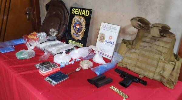 Agarraron a un fulano que es, según la Senad, el más capito del “polvito” en Canindeyú