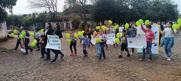 Marcha "No Me Cortes Mis Alas" por la defensa de los derechos de niñas, niños y adolescentes en Cambyretá