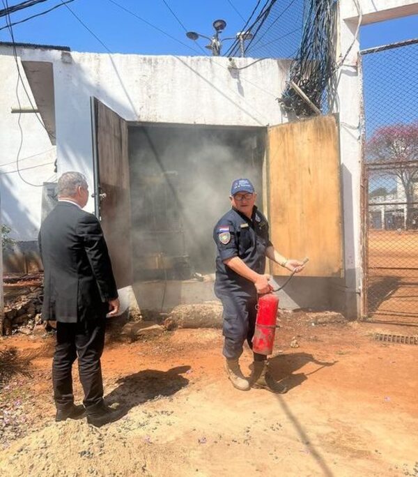 Se incendia cableado de la cárcel de CDE