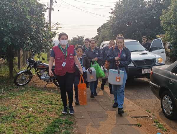 Impulsan jornada de vacunación casa por casa en el Barrio Itá Paso de Encarnación