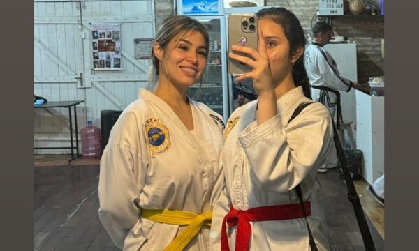 Nadia Portillo, de cantante a karateka