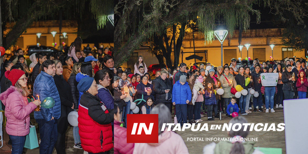 CARMEN DEL PARANÁ SE MOVILIZÓ EN CONTRA DE LOS ABUSOS INFANTILES - Itapúa Noticias