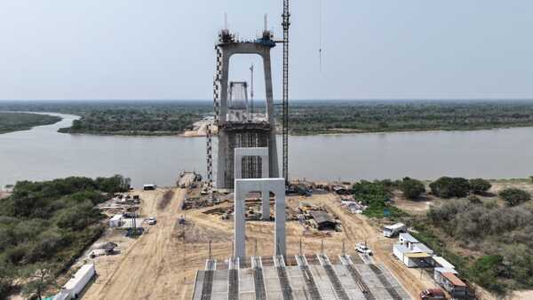 Construcción del Puente de la Bioceánica supera el 56% de ejecución - ADN Digital