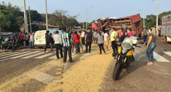 El motociclista arrastrado avei por el transganado en Pedrozo volvió al hospital