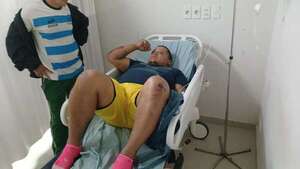 Motociclista embestido por camión en Pedrozo narra lo que vivió: “Vi la imagen de mi sobrinito” - Nacionales - ABC Color