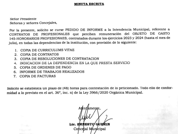 Los concejales prietistas bloquean pedido de informe sobre “asesores” - La Clave