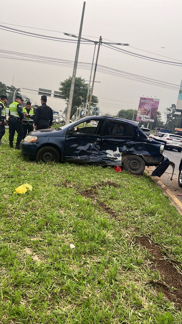 Violento choque sobre autopista Silvio Pettirossi deja un fallecido - Unicanal