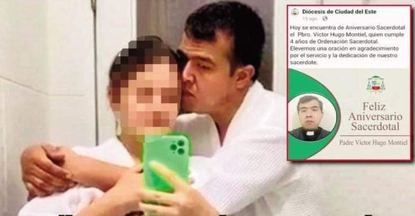 Sacerdote posó con su amante en el motel, pidió perdón y luego rajó de la Iglesia - Noticiero Paraguay