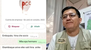 Periodista de Curuguaty recibe amenaza desde perfil del PCC - Noticiero Paraguay