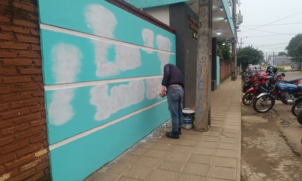 Vandalizan instalaciones del Colegio San Roque de Coronel Oviedo - OviedoPress