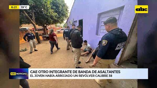 Video: Cae otro presunto integrante de banda de asaltantes - ABC Noticias - ABC Color