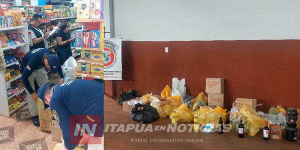 INCAUTARON MERCADERÍAS EN TRES COMERCIOS DE ENCARNACIÓN - Itapúa Noticias