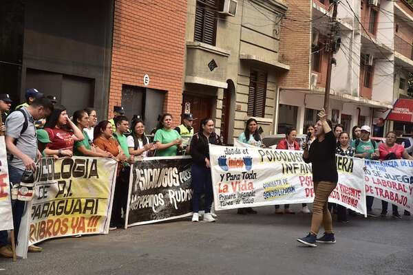 Psicólogos del MEC repudian a “su colega” Luis Ramírez por no recibirlos durante protesta - Nacionales - ABC Color