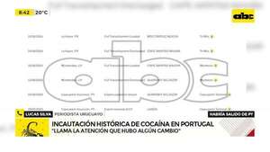 ¿Cocaína se cargó en Paraguay?: este fue el trayecto de la droga que cayó en Portugal  - ABC Noticias - ABC Color