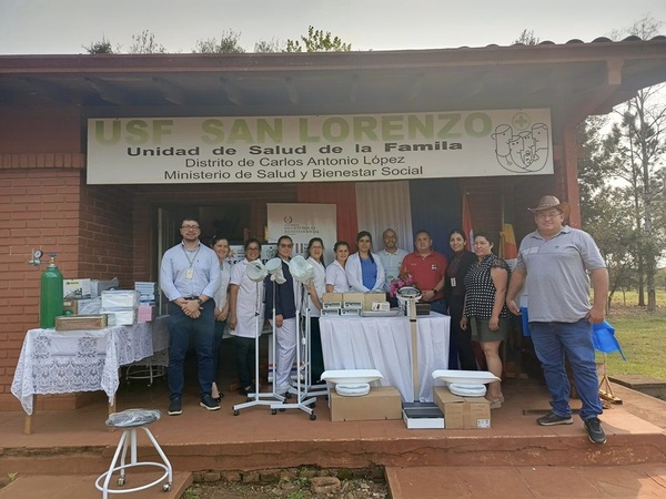 Itaipú fortalece la red de salud en Itapúa con la entrega de equipos e insumos médicos