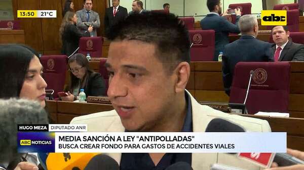 Ley “antipolladas” ya tiene media sanción: busca crear fondo para gastos de accidentes de tránsito - ABC Noticias - ABC Color